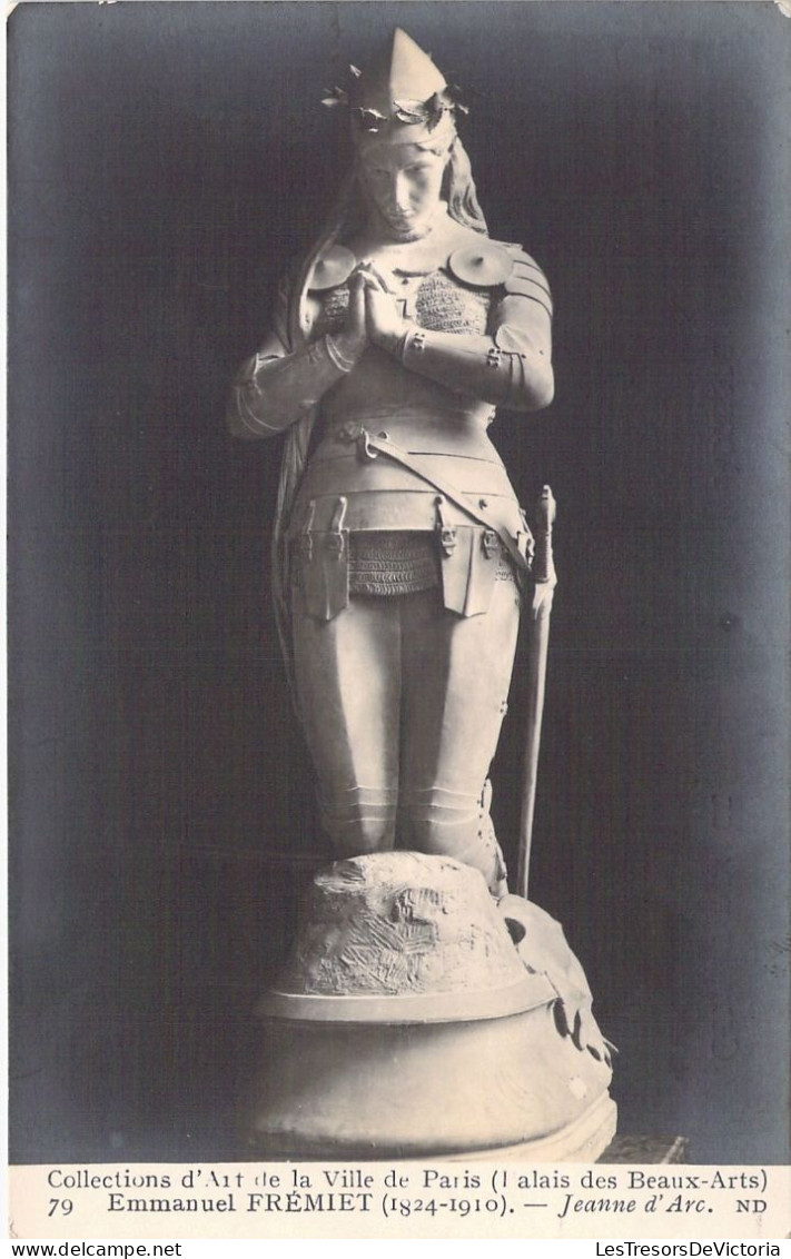 ARTS - Sculptures - Emmanuel FREMIET - Jeanne D'Arc - Carte Postale Ancienne - Sculptures