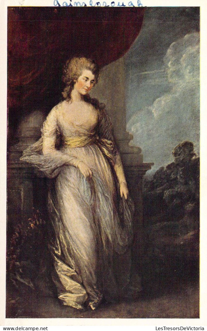 ARTS - Peintures Et Tableaux - GAINSBOROUGH - Georgiana Duchess Of Devonshire - Carte Postale Ancienne - Peintures & Tableaux