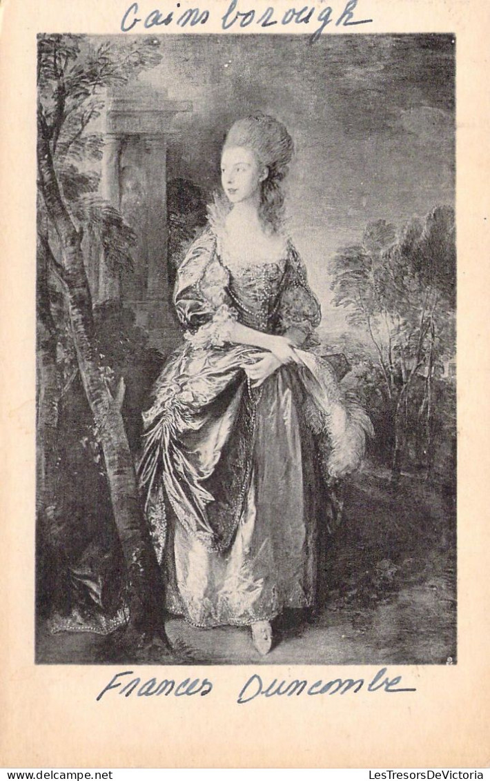 ARTS - Peintures Et Tableaux - GAINSBOROUGH - The Honorable Frances Duncombe - Etat - Carte Postale Ancienne - Schilderijen
