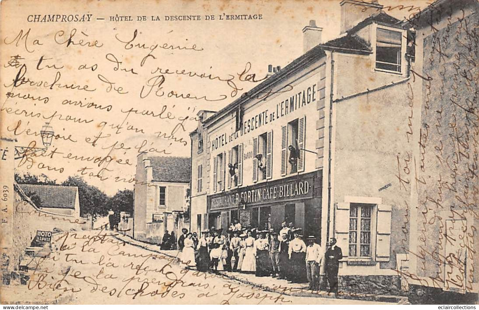 Champrosay        91        Hôtel De La Desente De L'Ermitage           (voir Scan) - Altri & Non Classificati