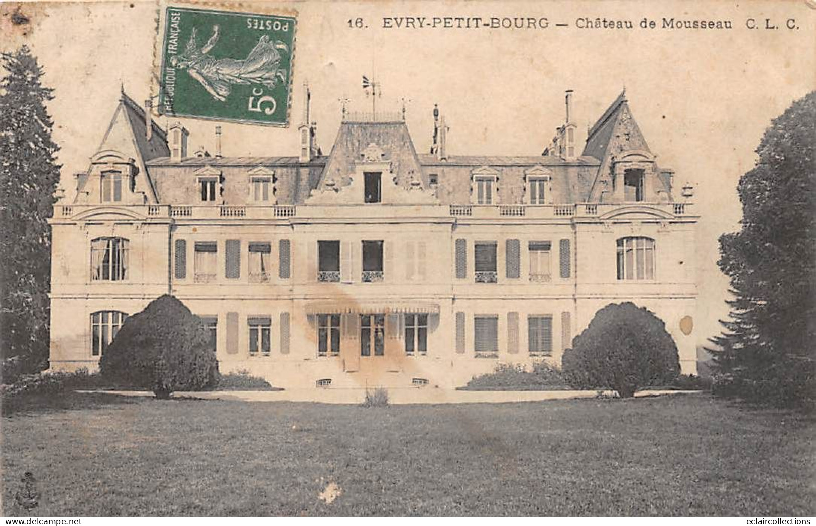 Evry Petit Bourg       91        Château De Mousseau          (voir Scan) - Evry