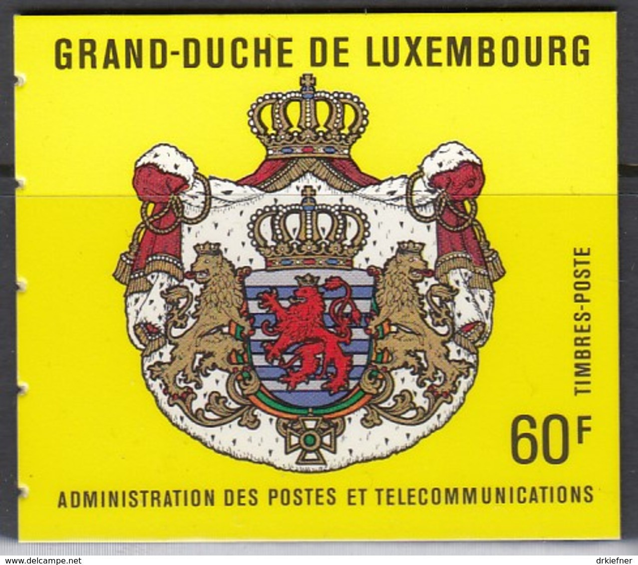 LUXEMBURG  Markenheftchen 2, Postfrisch **,  25. Jahrestag Der Thronbesteigung Von Großherzog Jean, 1989 - Markenheftchen