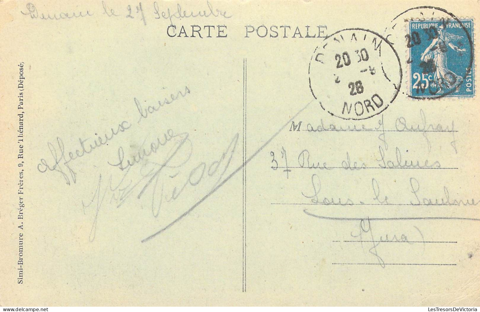 FRANCE - 59 - DENAIN - Ecole Pratique - Carte Postale Ancienne - Denain