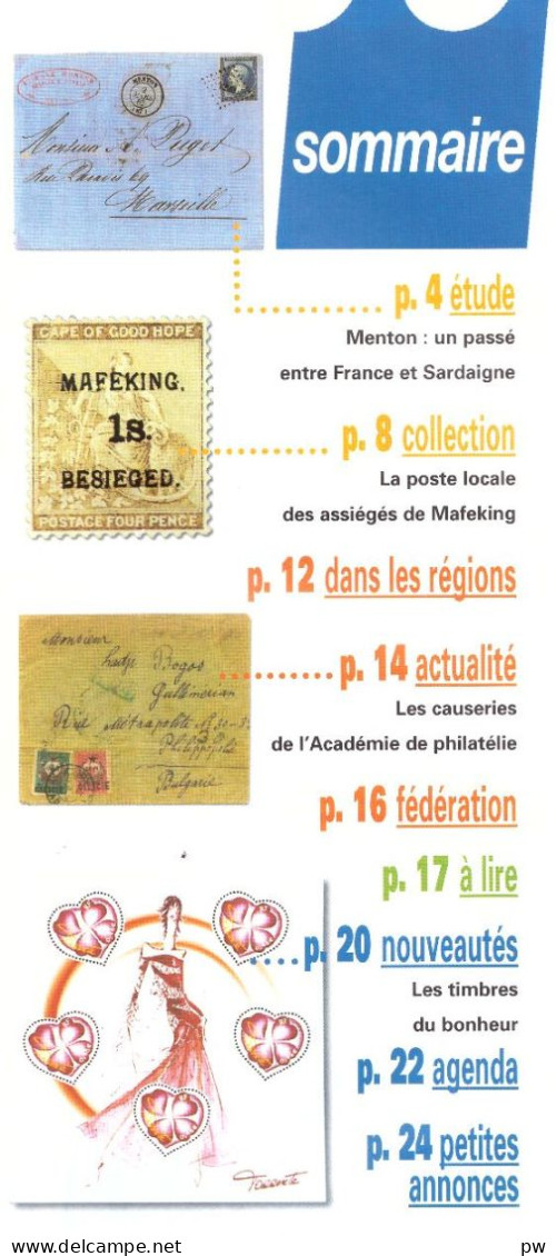 REVUE LA PHILATELIE FRANCAISE Année 2003 (n° 574) - Français (àpd. 1941)