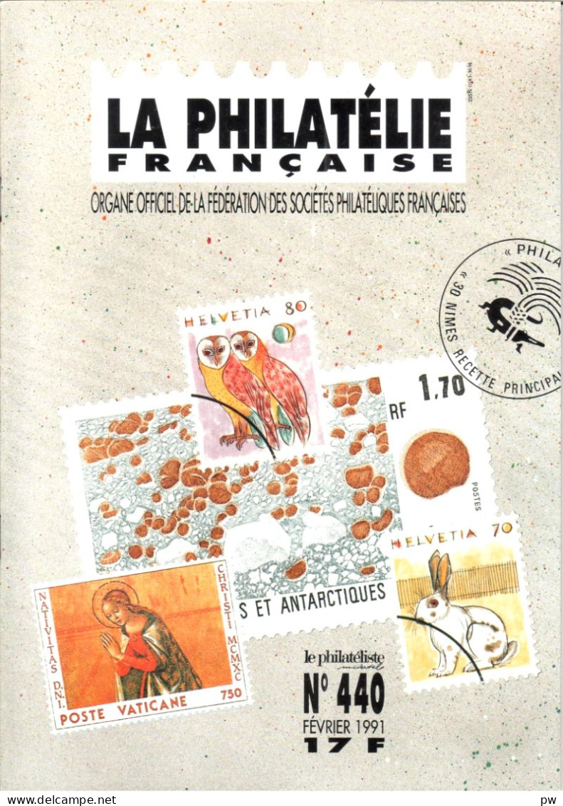 REVUE LA PHILATELIE FRANCAISE N° 440 De Février 1991 - French (from 1941)