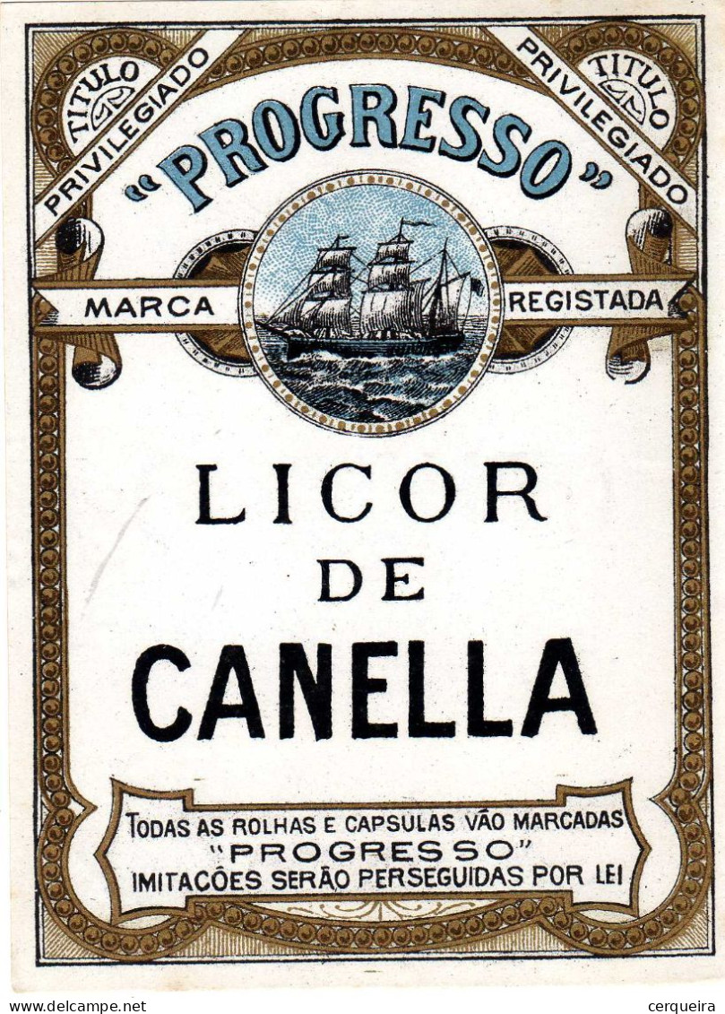 ÉTIQUETTES DE LIQUEUR- CANELLA - Liqueur & Bière