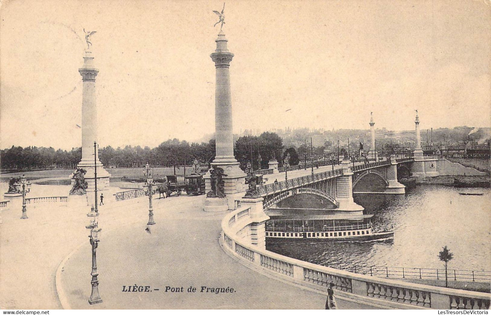 BELGIQUE - LIEGE - Pont De Fragnée - Carte Postale Ancienne - Lüttich