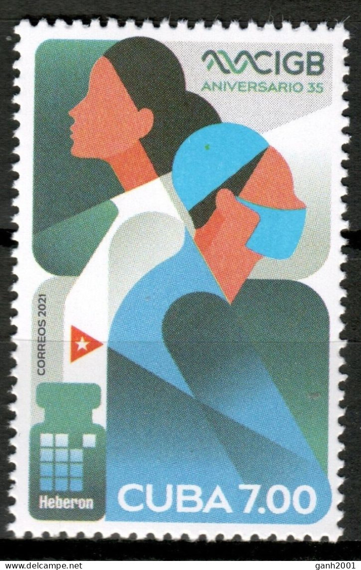 Cuba 2021 / Genetic & Biotechnical Engineering COVID 19 Vaccine MNH Ingeniería Genética Y Biotécnica / Cu20814  32-31 - Nuevos