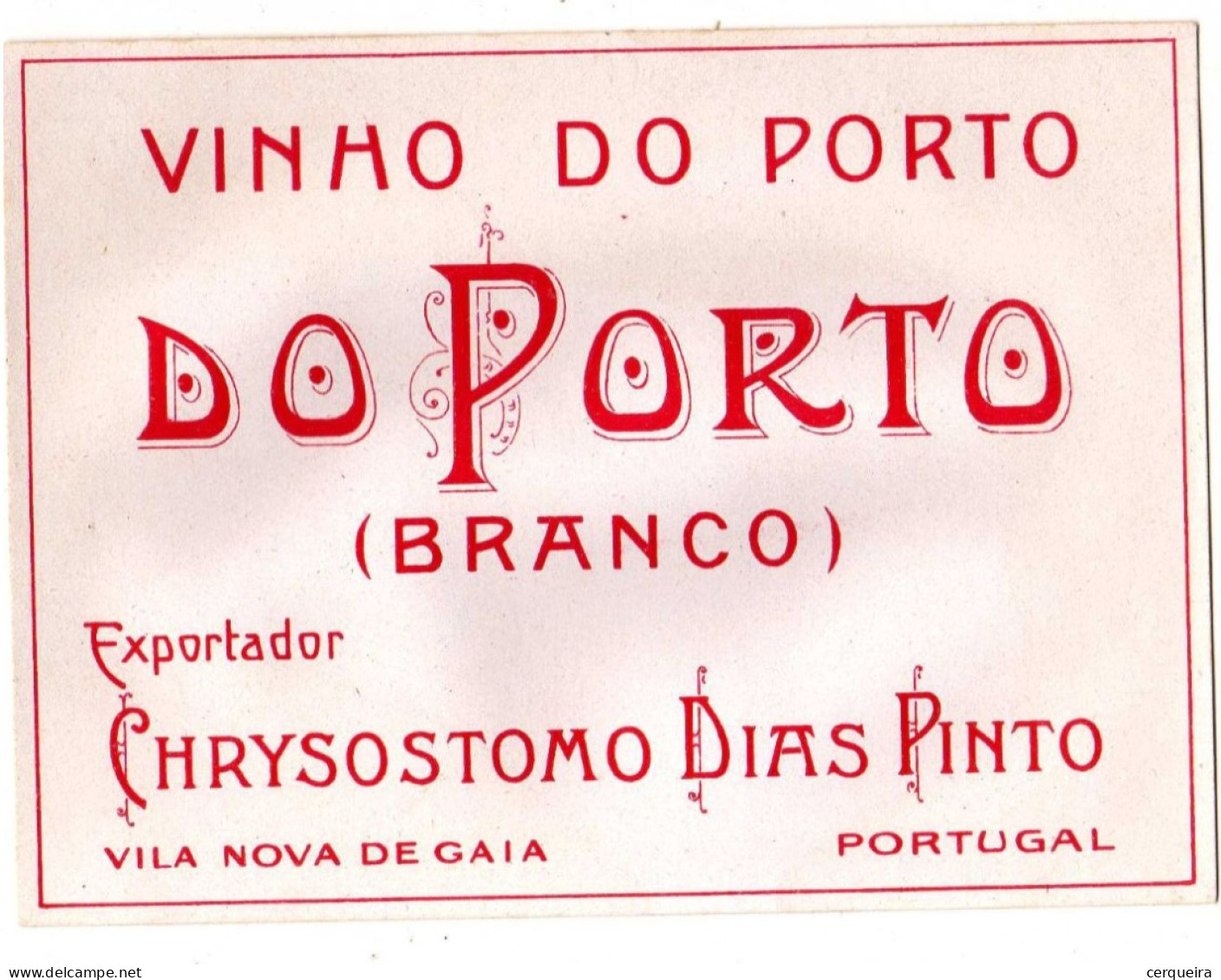 ÉTIQUETTES DE WINE- DO PORTO - W