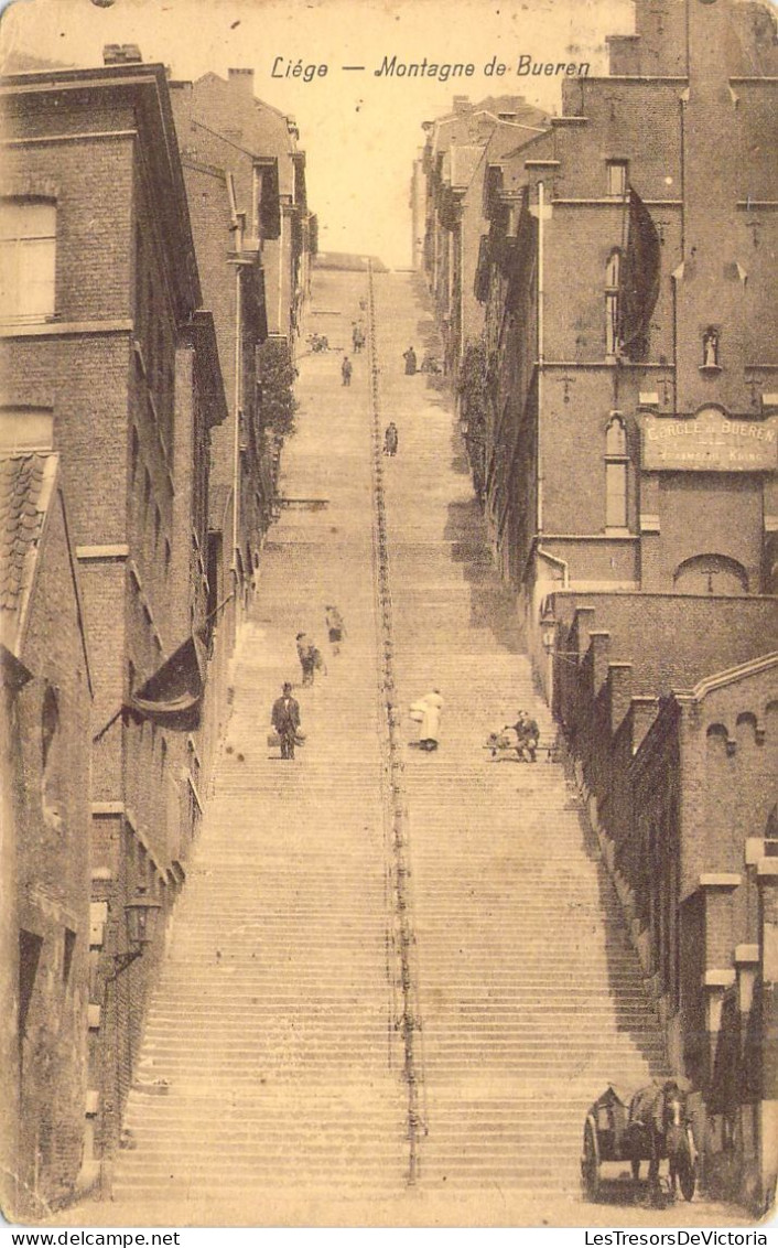 BELGIQUE - LIEGE - Montagne De Bueren - Carte Postale Ancienne - Lüttich