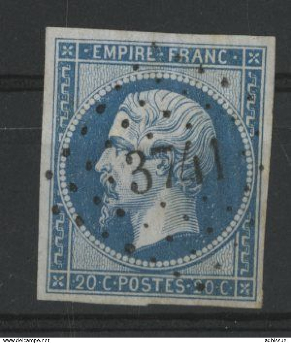 MOSELLE N° 14B Obl PC 3741 D'Ars Sur Moselle Cote 12 € Frappe Complète Voir Suite - 1849-1876: Classic Period