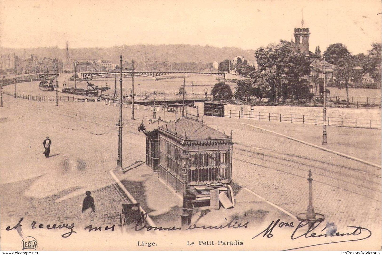 BELGIQUE - LIEGE - Le Petit Paradis - Carte Postale Ancienne - Lüttich