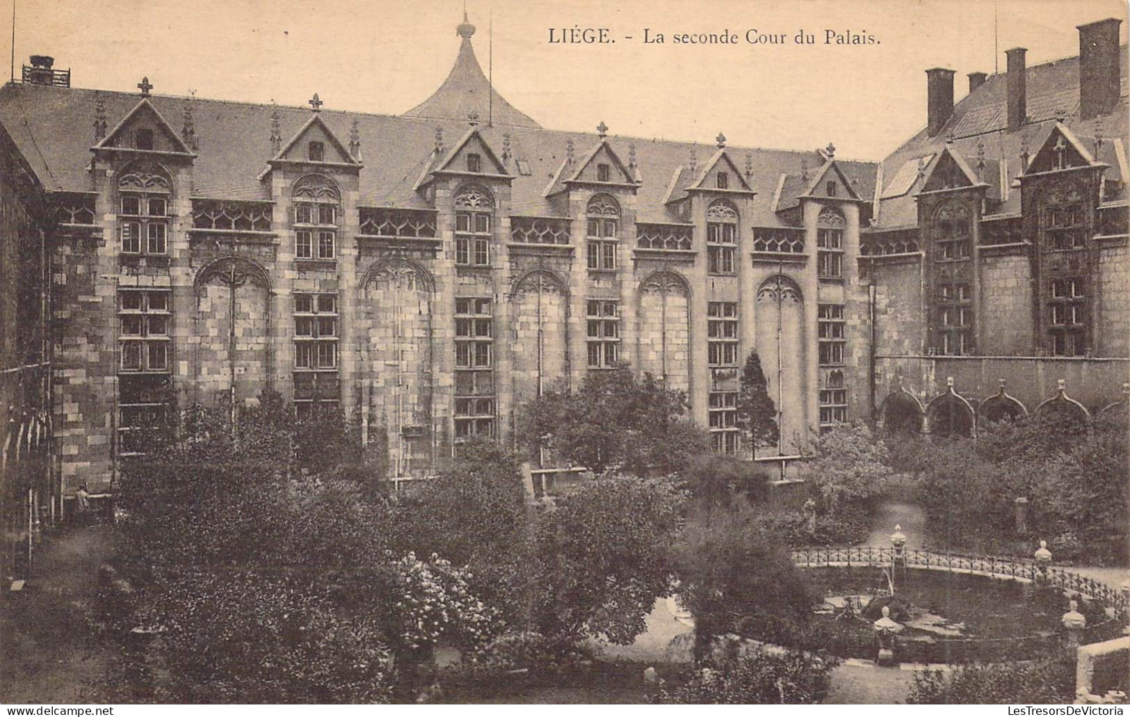 BELGIQUE - LIEGE - La Seconde Cour Du Palais - Carte Postale Ancienne - Lüttich