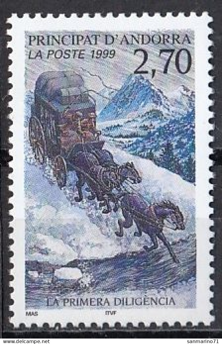 FRENCH ANDORRA 537,unused - Diligences