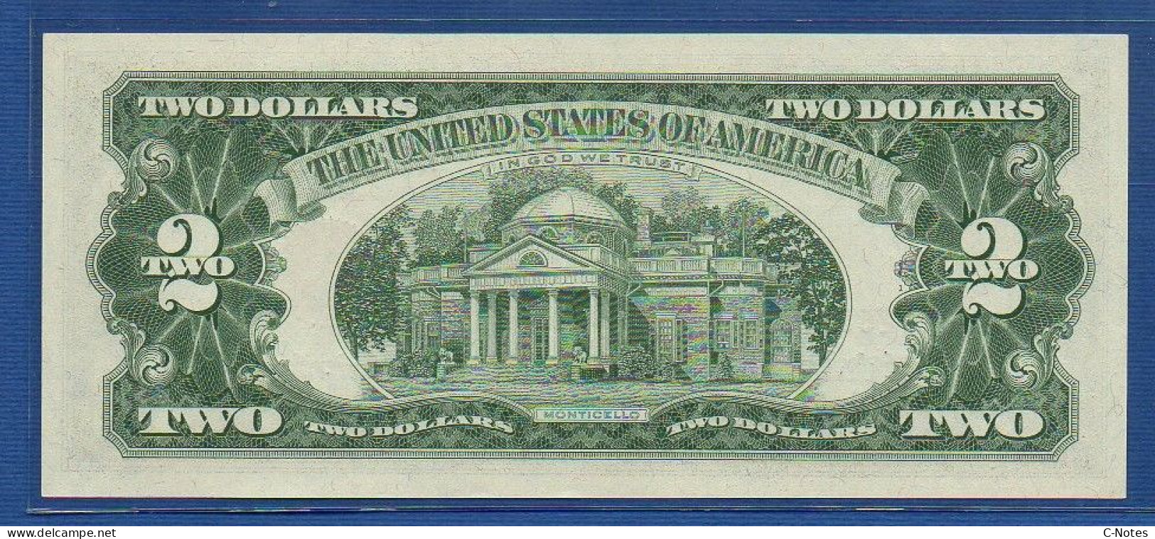 UNITED STATES OF AMERICA - P.382a – 2 Dollars 1963 UNC, S/n A13268272A - Billets De La Federal Reserve (1928-...)