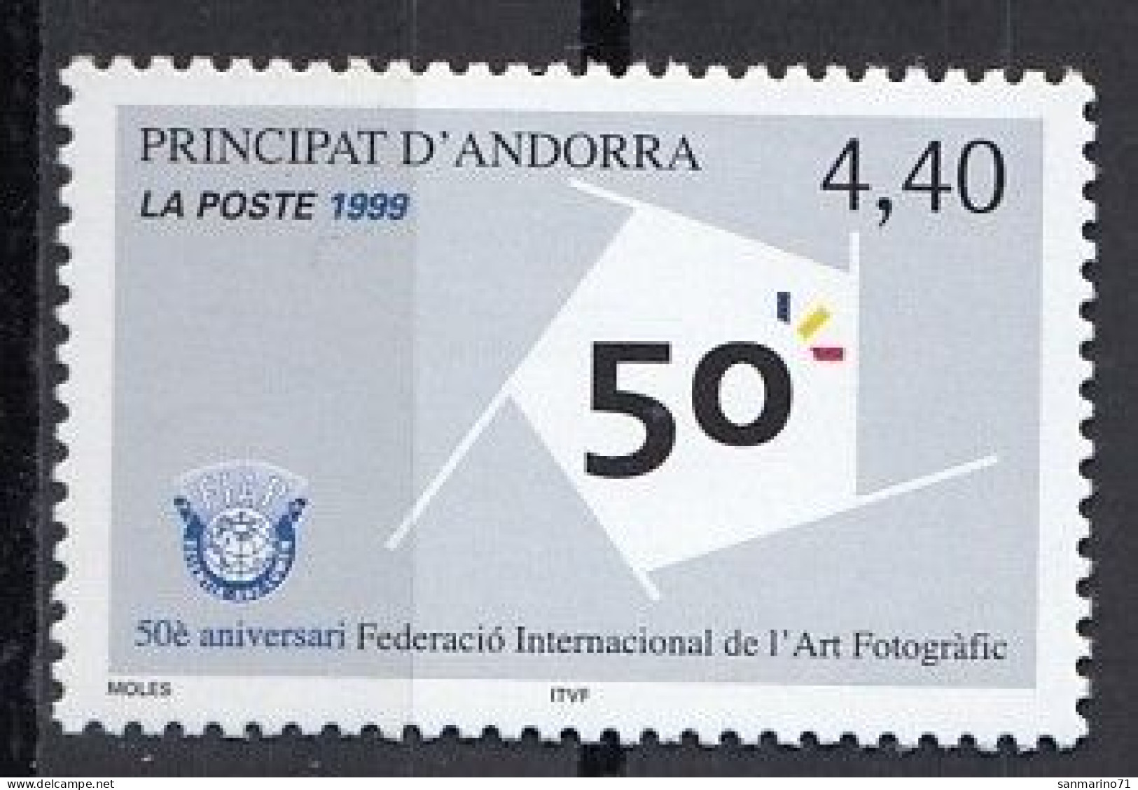 FRENCH ANDORRA 542,unused - Photographie