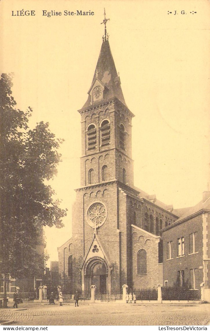 BELGIQUE - LIEGE - Eglise St Marie - Carte Postale Ancienne - Lüttich