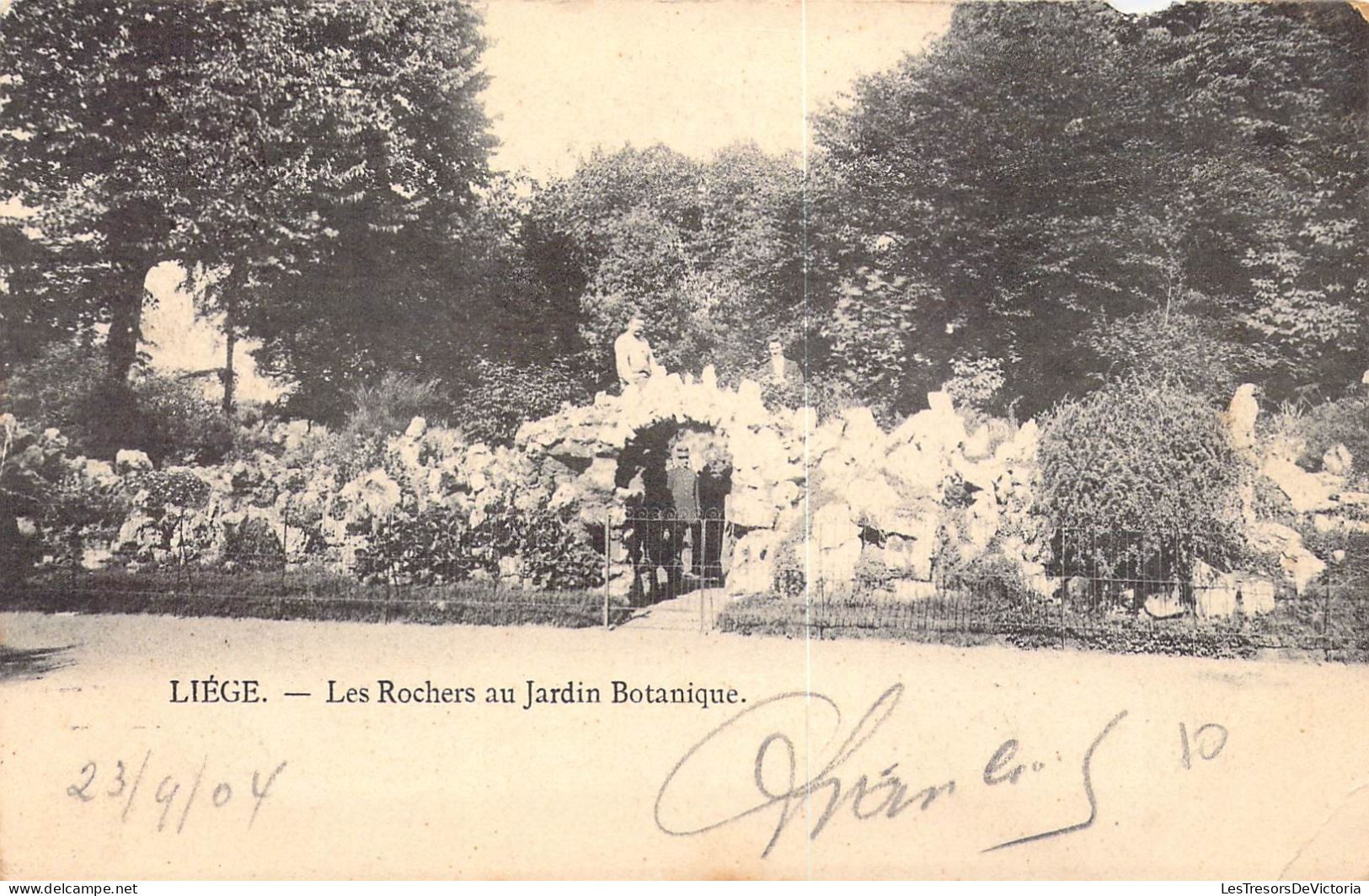 BELGIQUE - LIEGE - Les Rochers Au Jardin Botanique - Carte Postale Ancienne - Lüttich
