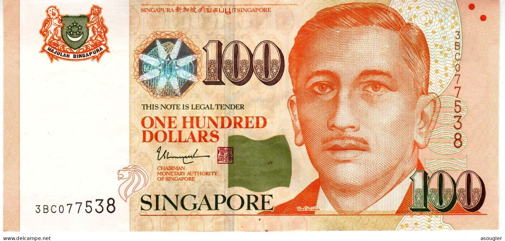 SINGAPORE 100 DOLLARS ND 2018 UNC P-50 "free Shipping Via Registered Air Mail" - Singapour