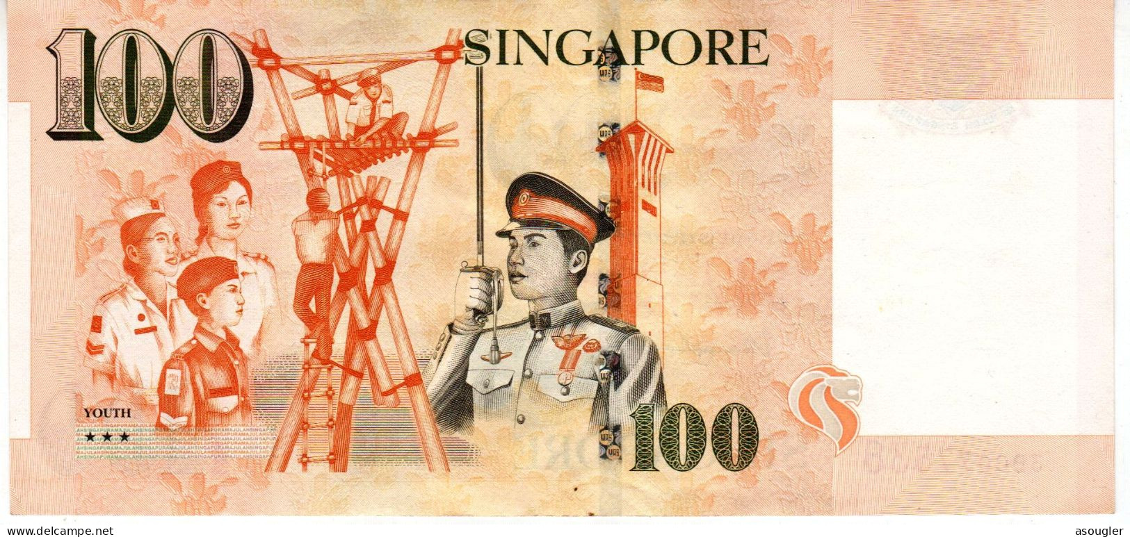 SINGAPORE 100 DOLLARS ND 2018 UNC P-50 "free Shipping Via Registered Air Mail" - Singapour