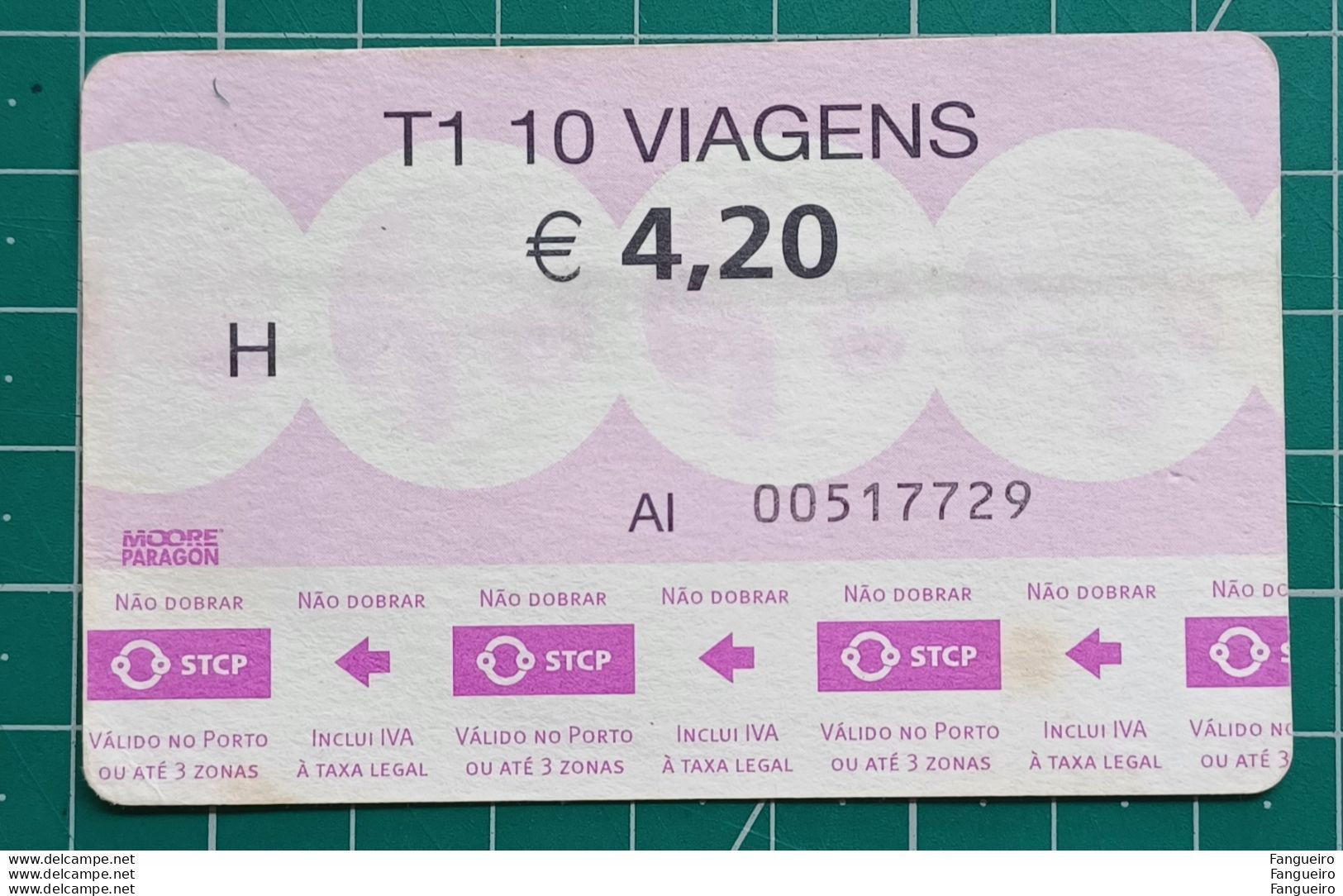 PORTUGAL BUS TICKET STCP PORTO - Europe