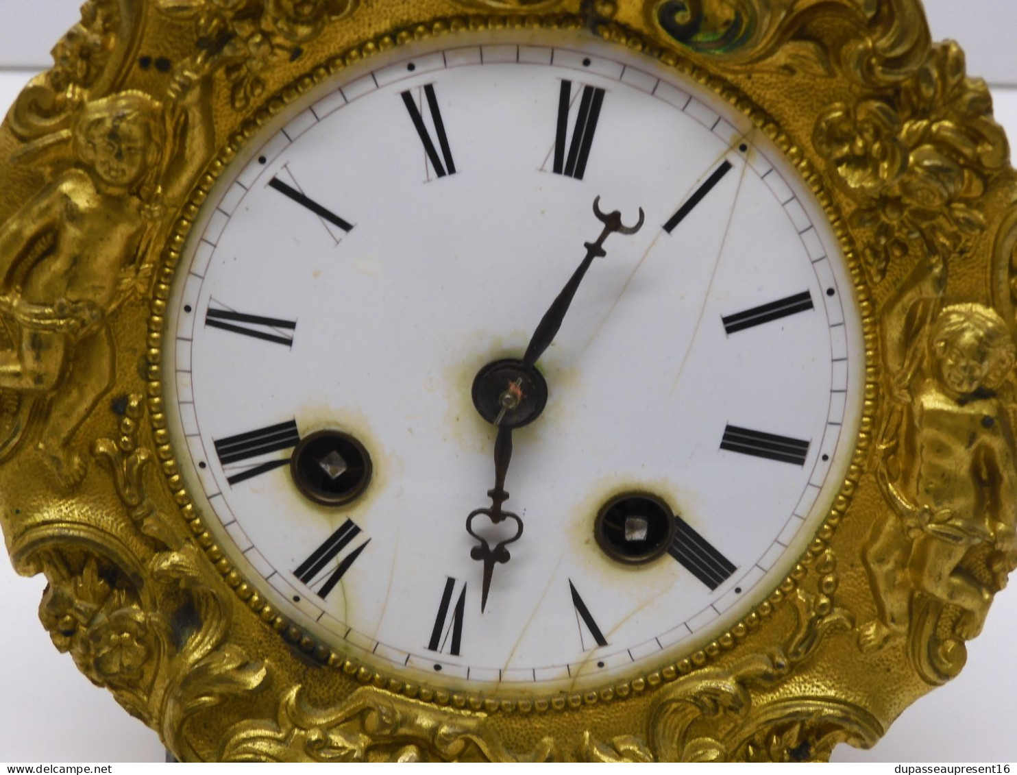 -MOUVEMENT PENDULE PORTIQUE NIII NAPOLEON III HORLOGE XIX E - Wanduhren