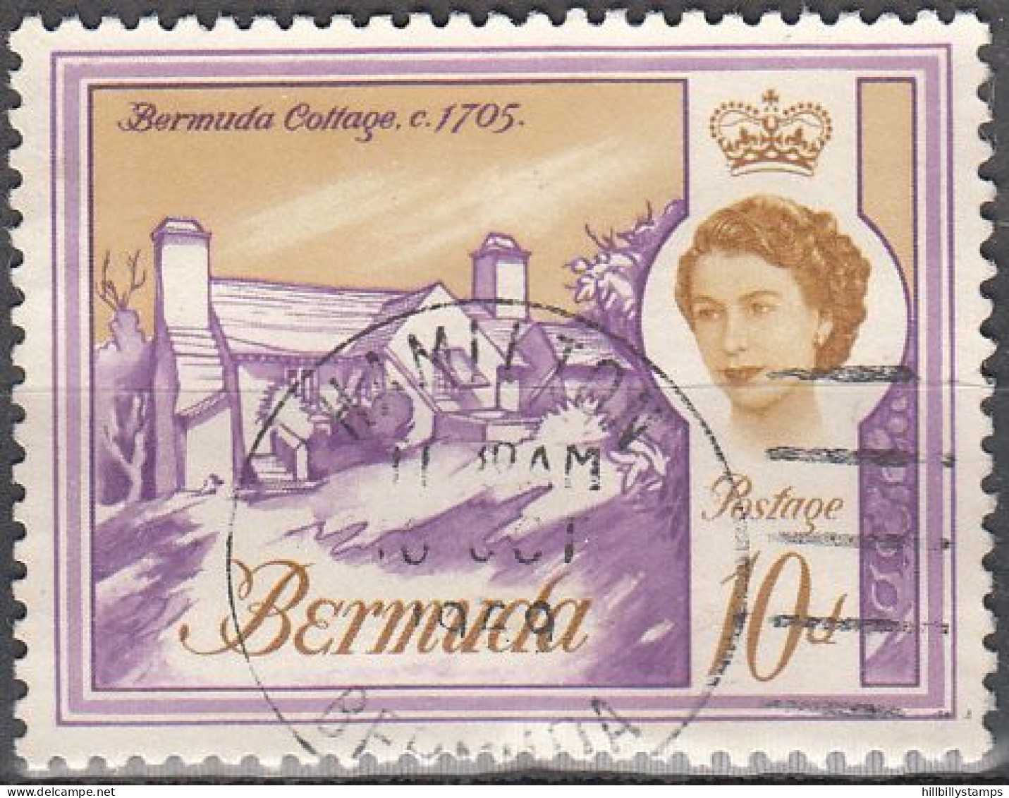 BERMUDA  SCOTT NO  182A   USED  YEAR  1962 - Bermuda