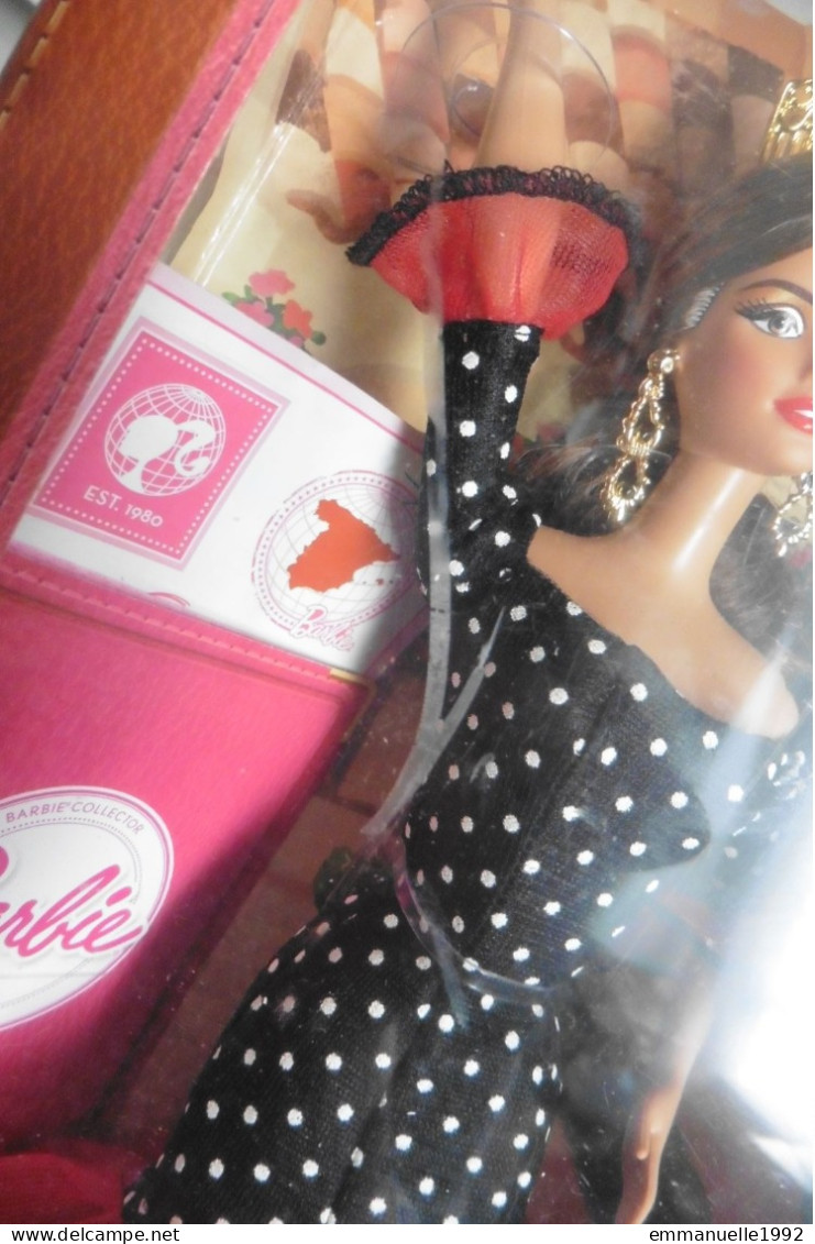 Barbie Spain Espagne 2012 Dolls of the World Pink Label Flamenco Andalousie espagnole Spanish RARE !