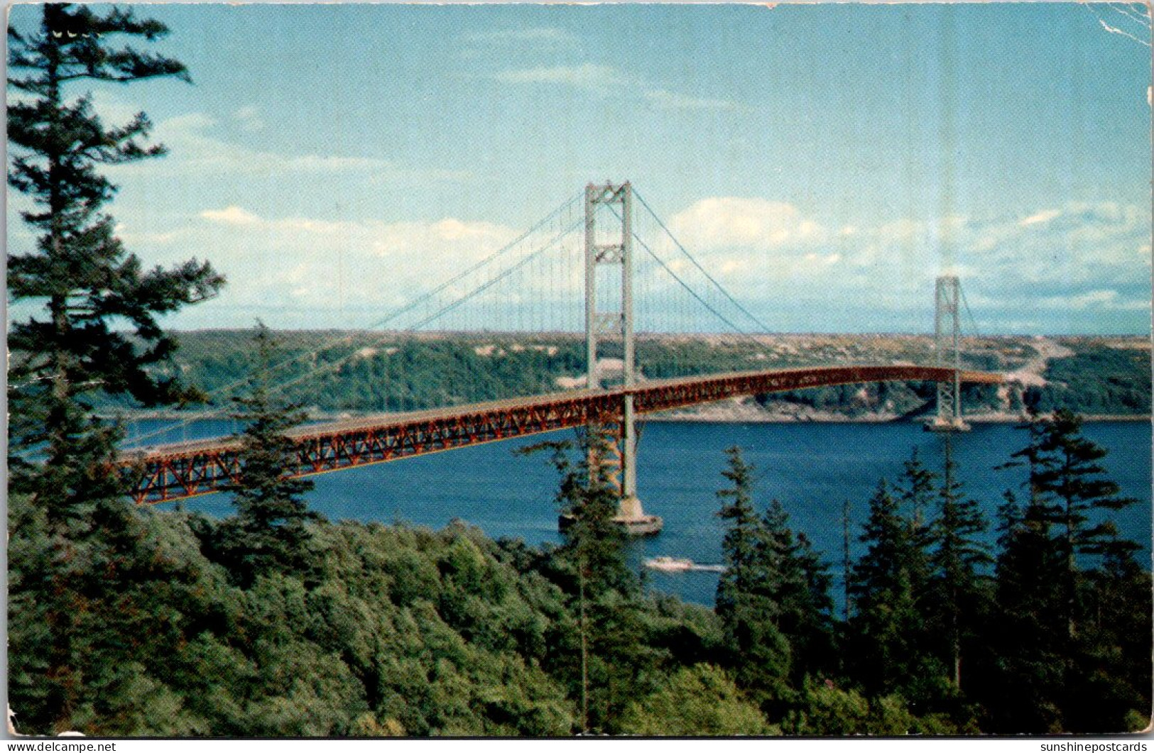 Washington Tacoma The Narrows Bridge 1953 - Tacoma