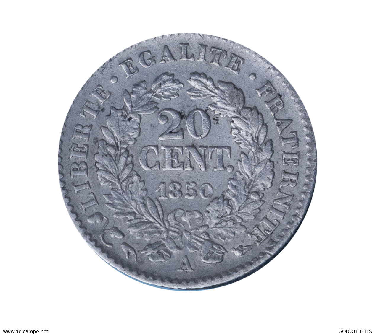 20 Centimes Cérès 1850 Paris - 20 Centimes