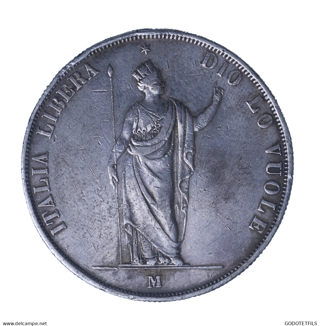 Gouvernement Provisoire De Lombardie - 5 Lire - 1848 - Milan - Temporary Revolutionary Government