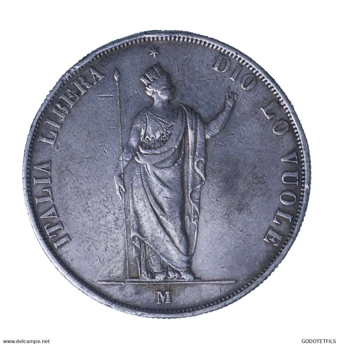 Gouvernement Provisoire De Lombardie - 5 Lire - 1848 - Milan - Gouvernement Révolutionnaire Provisoire