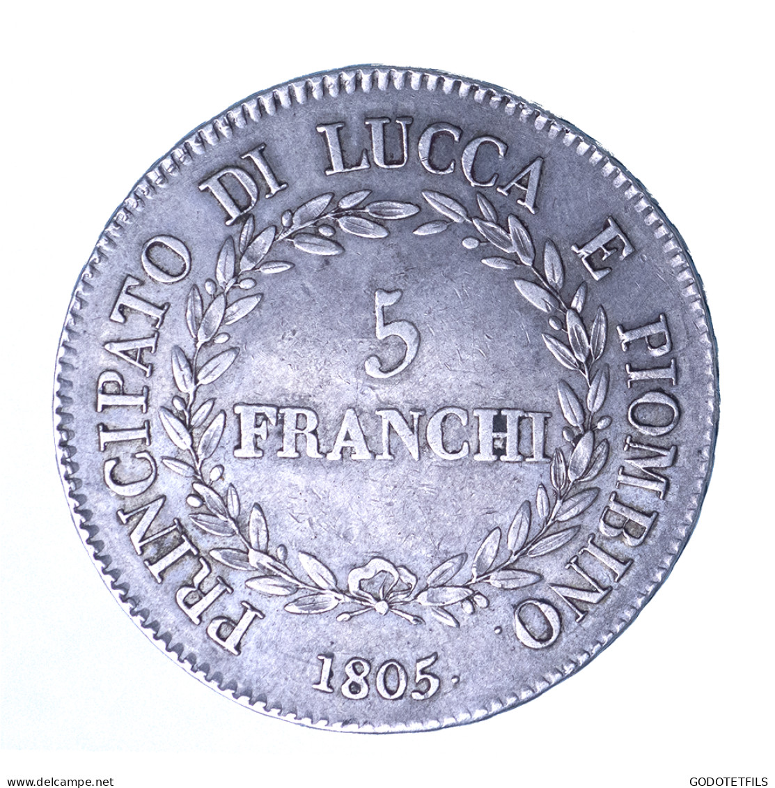 Italie République De Lucques 5 Franchi 1805 Florence - Lucca