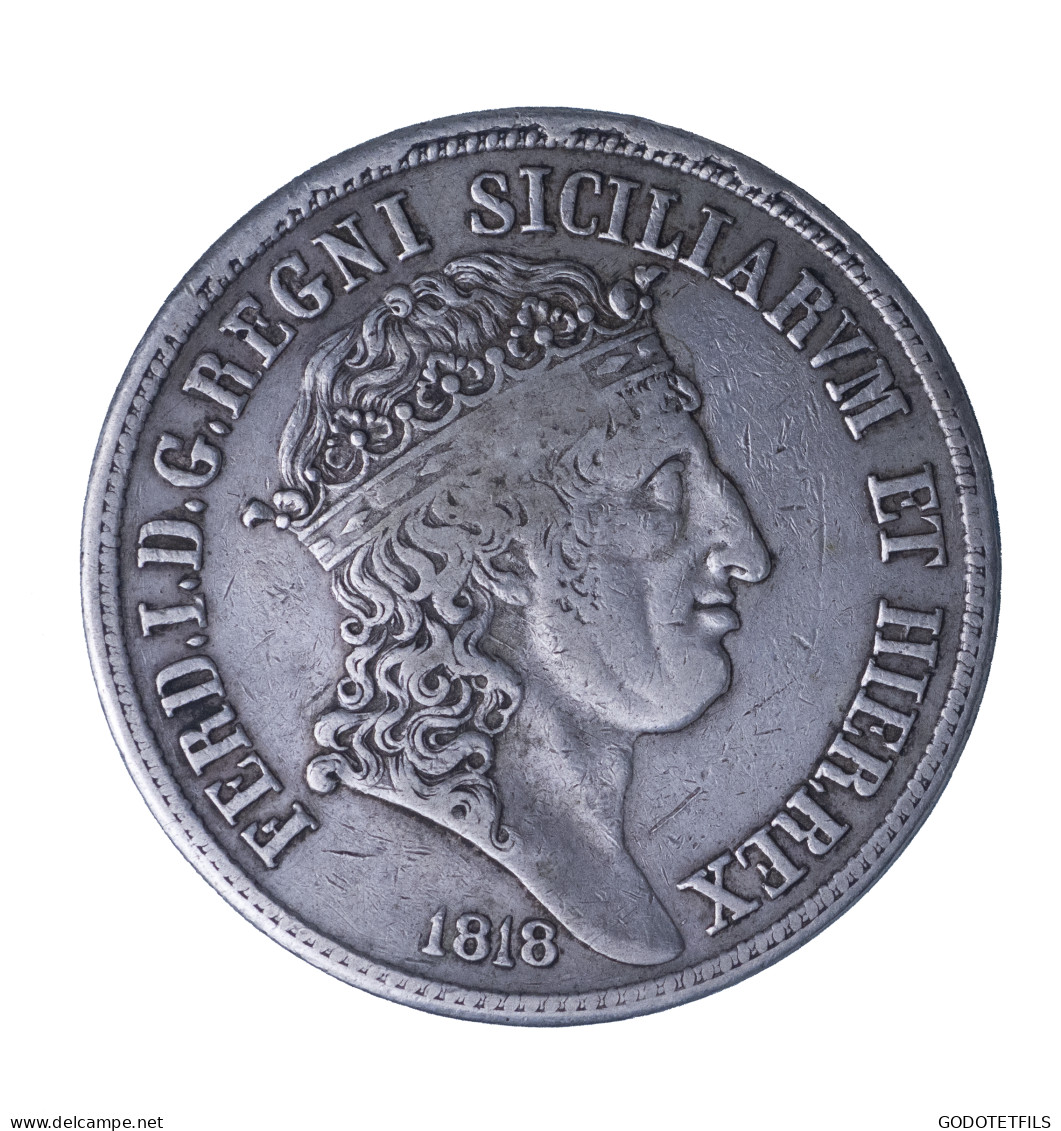 Royaume Des Deux-Siciles Ferdinand Ier 120 Grana 1818 Naples - Sicile