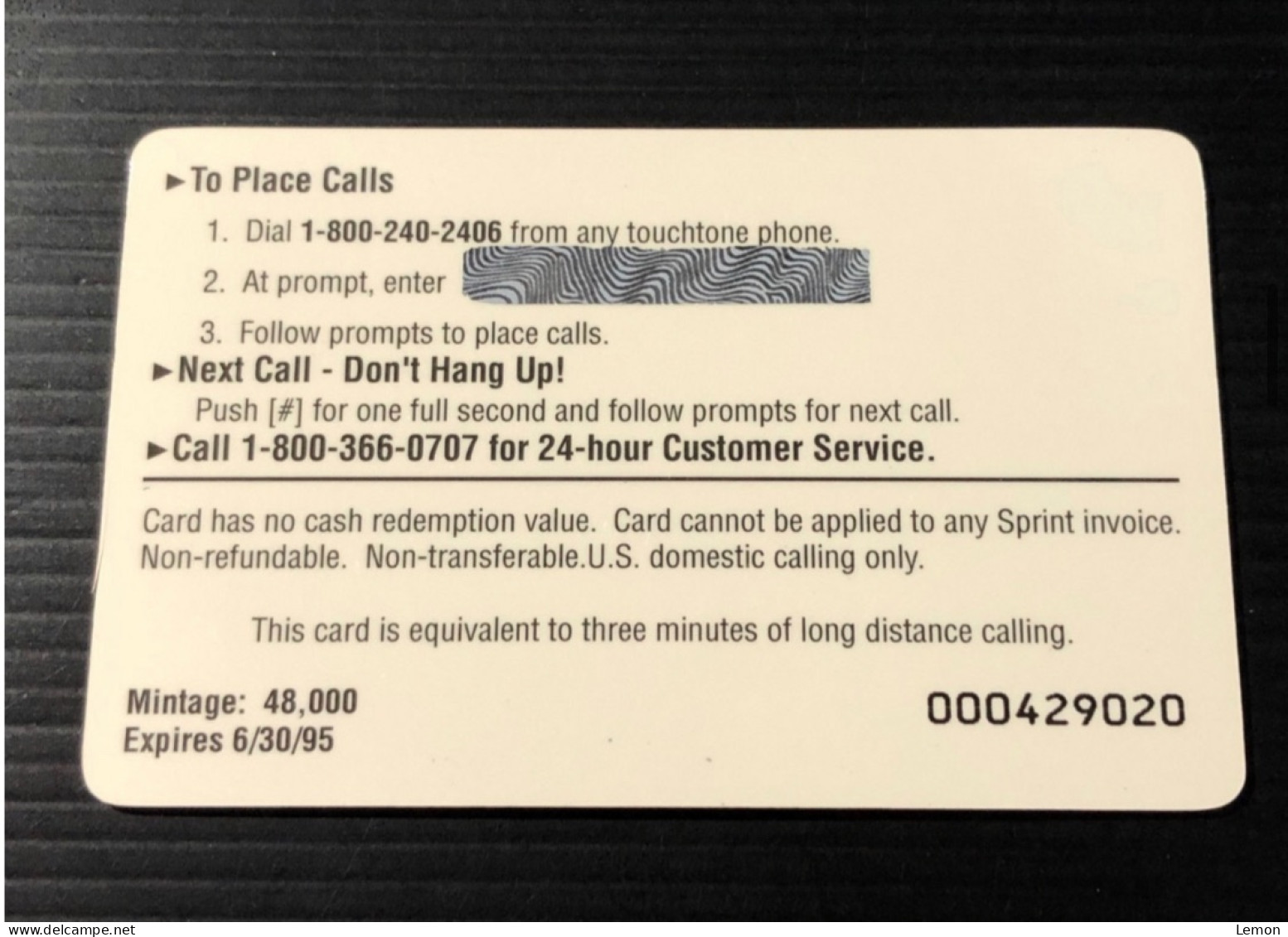 Mint USA UNITED STATES America Sprint Prepaid Telecard Phonecard, Yinka Dare, Set Of 1 Mint Card - Sprint