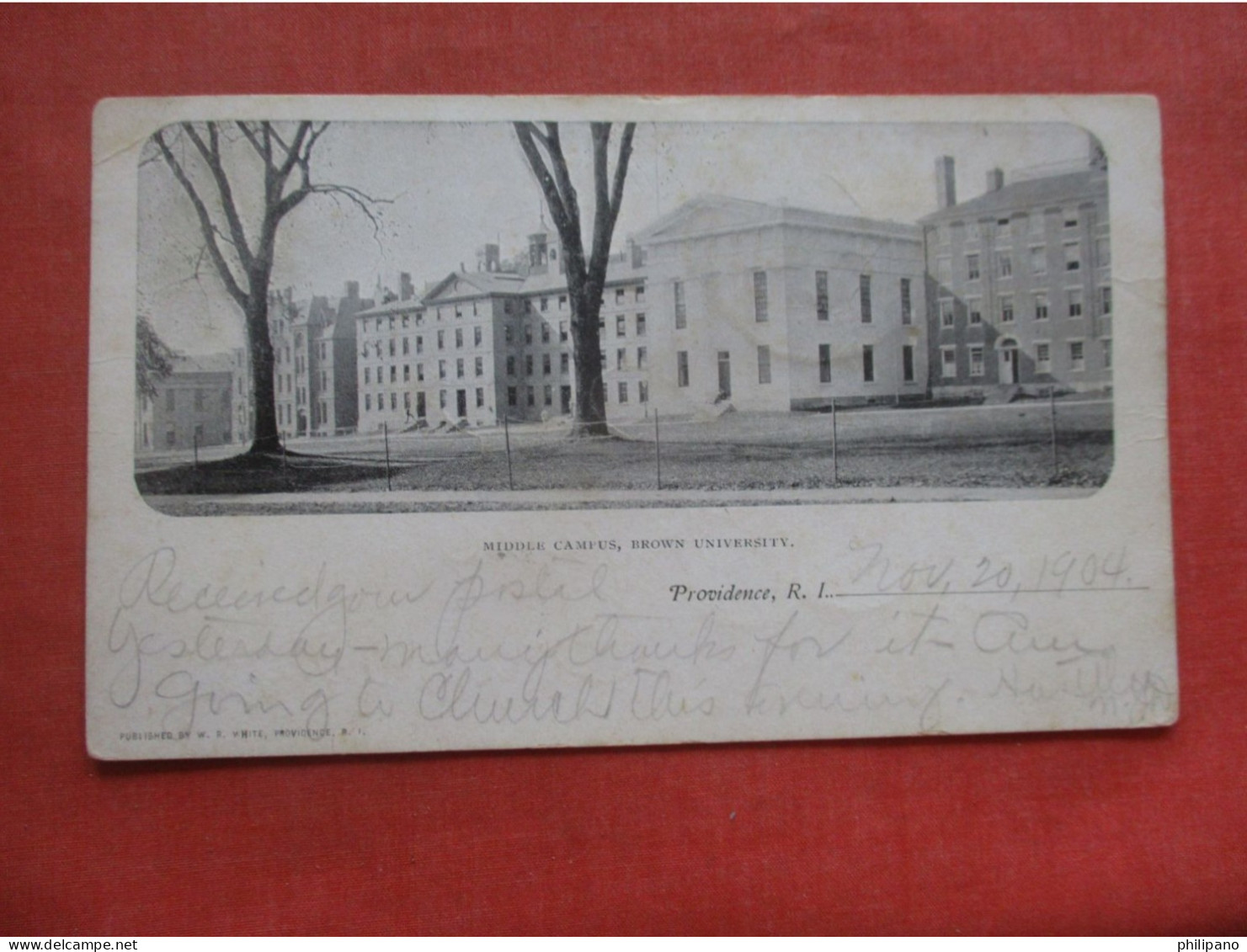 Private Mailing Card. Brown University.   Providence  Rhode Island > Providence  Ref 6121 - Providence