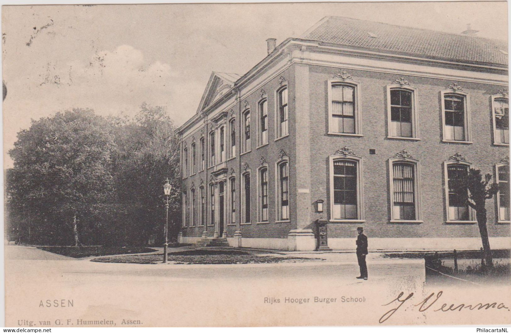 Assen - Rijks Hooger Burger School - 1905 - Assen