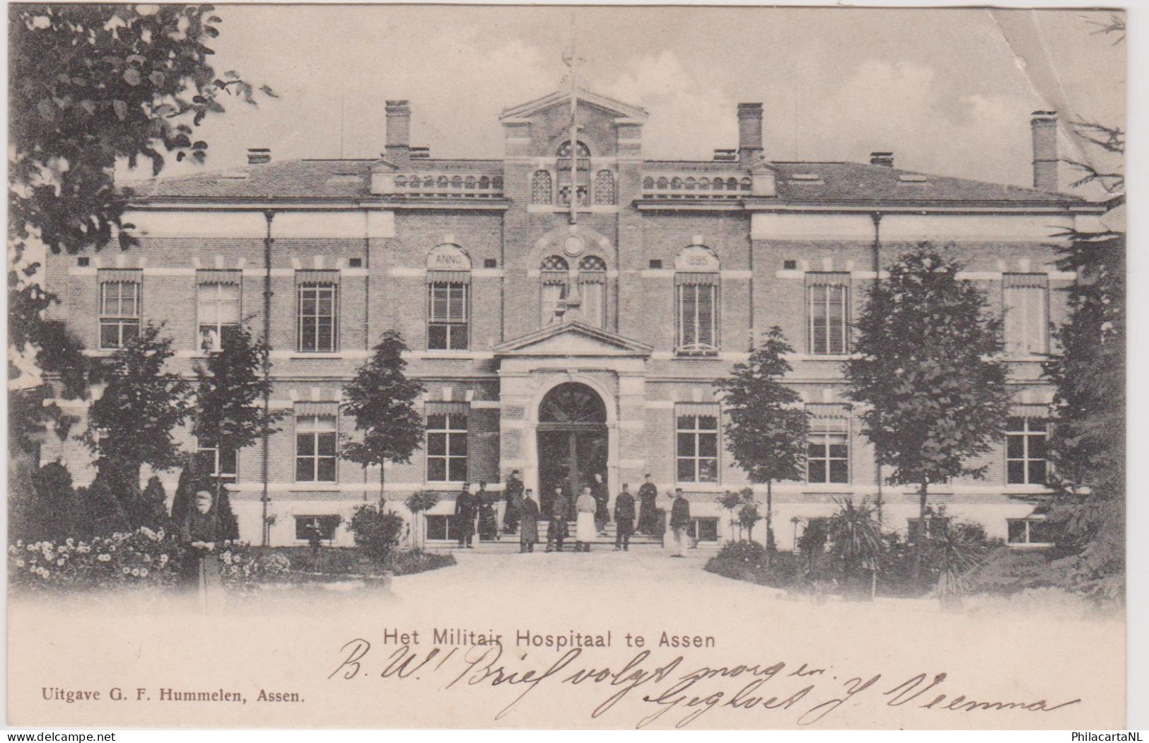 Assen - Het Militair Hospitaal - 1906 - Assen