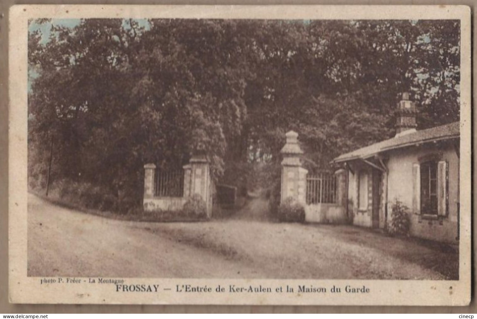 CPA 44 - FROSSAY - L'Entrée De KER AULEN Et La Maison Du Garde - TB PLAN EDIFICE + PORTAIL - Frossay