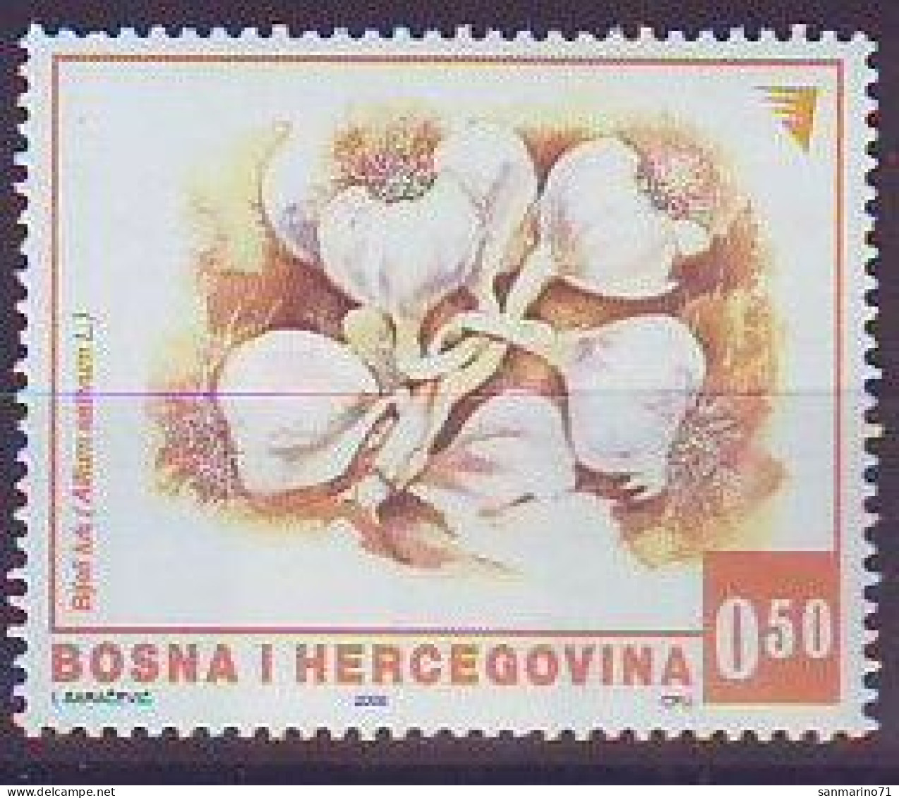 BOSNIA AND HERZEGOVINA 448,unused - Vegetazione