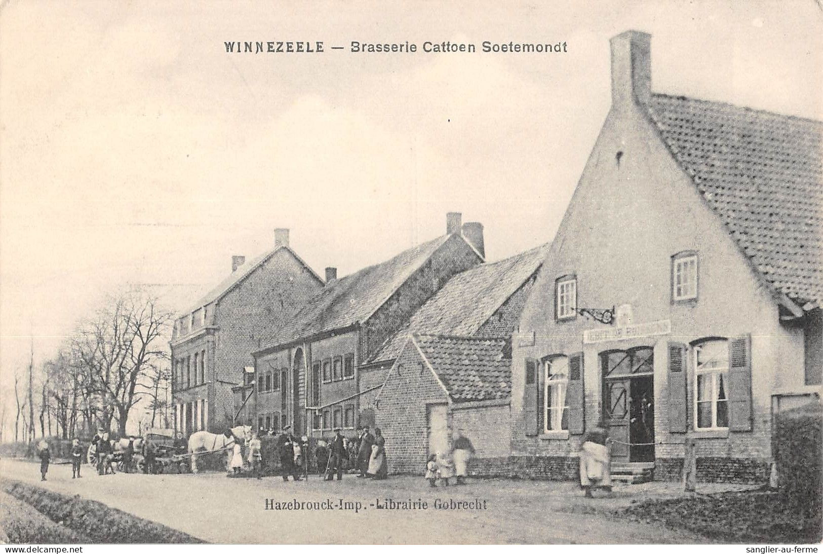 CPA 59 WINNEZEELE BRASSERIE SATTOEN SOETEMONDT - Altri & Non Classificati