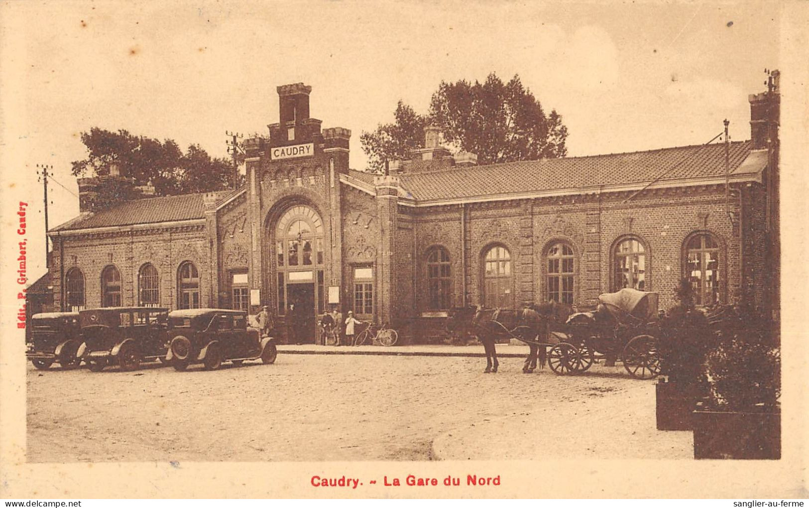 CPA 59 CAUDRY LA GARE DU NORD - Caudry