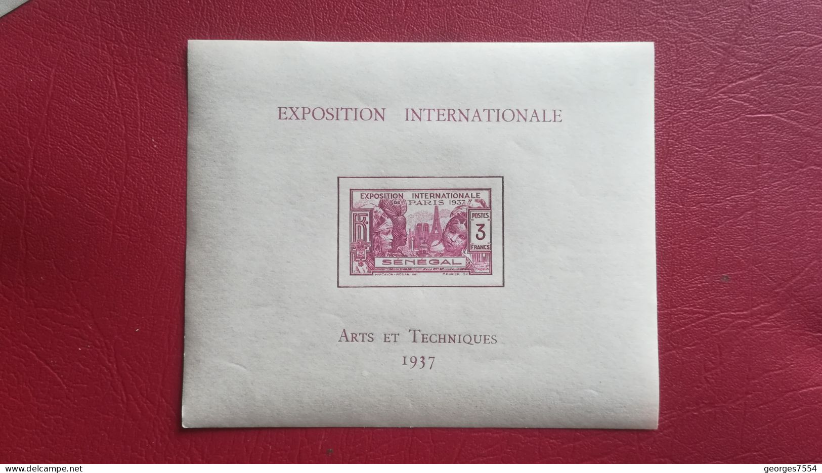 BLOC EXPOSITION INTERNATIONALE - PARIS 1937 - ARTS ET TECHNIQUES NEUF** Sans Trace De Charniere - 1937 Exposition Internationale De Paris