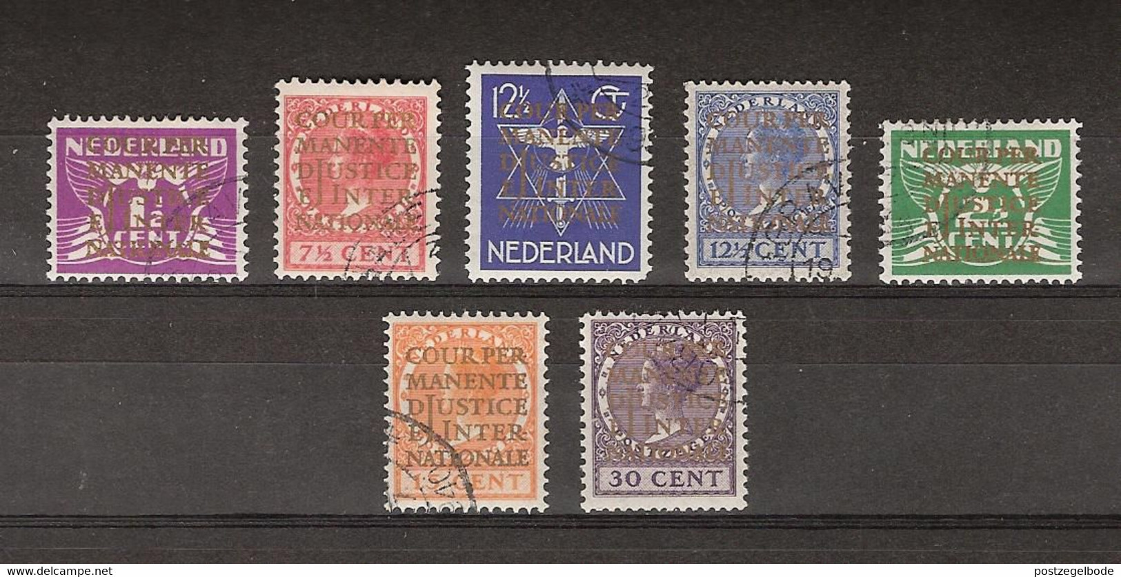 NVPH Nederland Netherlands Pays Bas Niederlande Holanda 9-15 Used Dienst Zegel Service Stamp Timbre Cour Sello Oficio - Officials