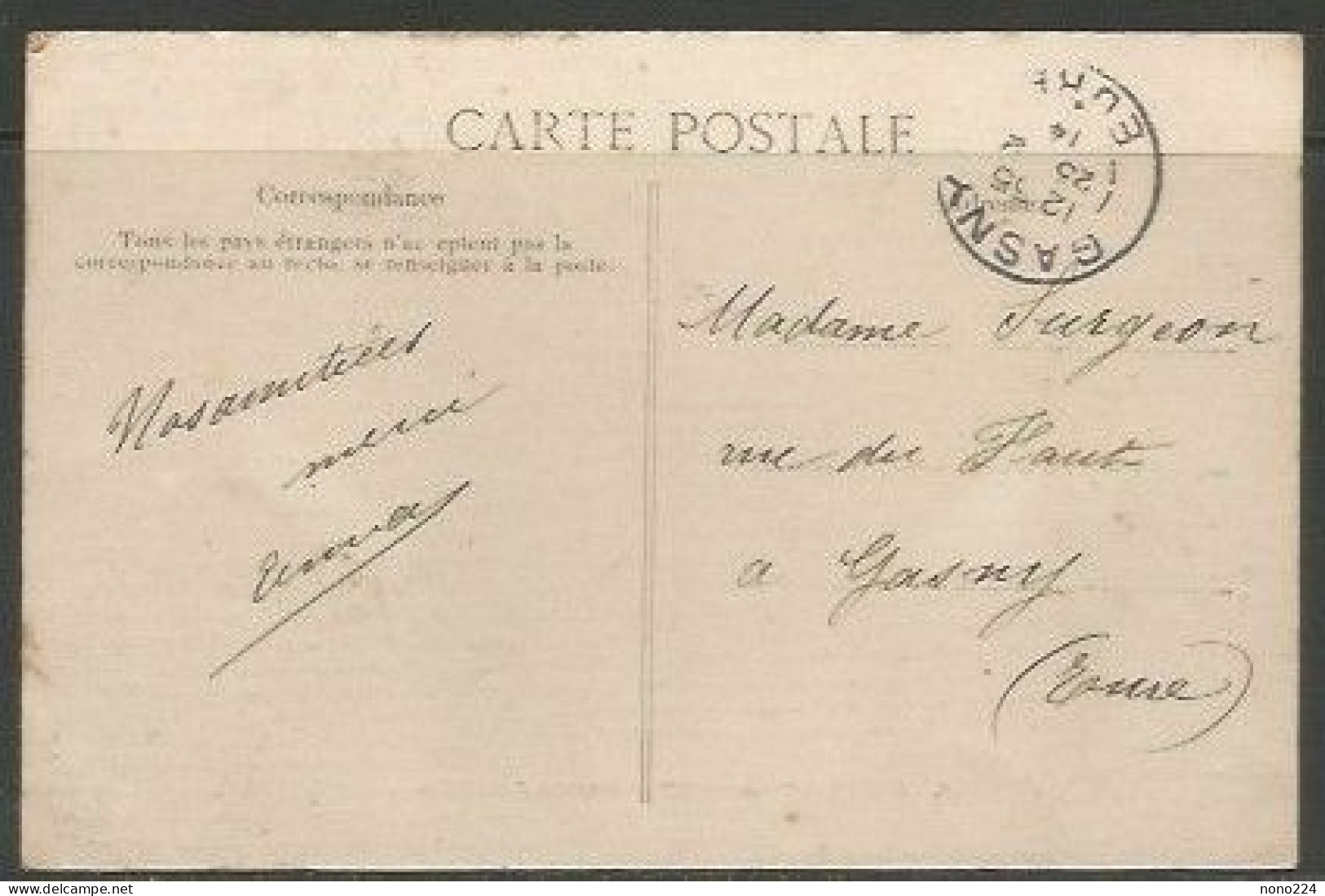 Carte P De 1914 ( Saint-Etienne-du-Rouvray - La Poste ) - Saint Etienne Du Rouvray