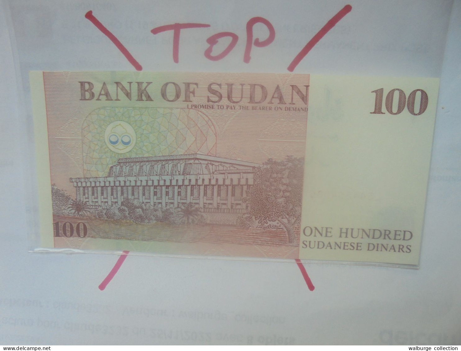 SOUDAN 100 DINARS 1994 (2eme Type) Neuf (B.29) - Sudan
