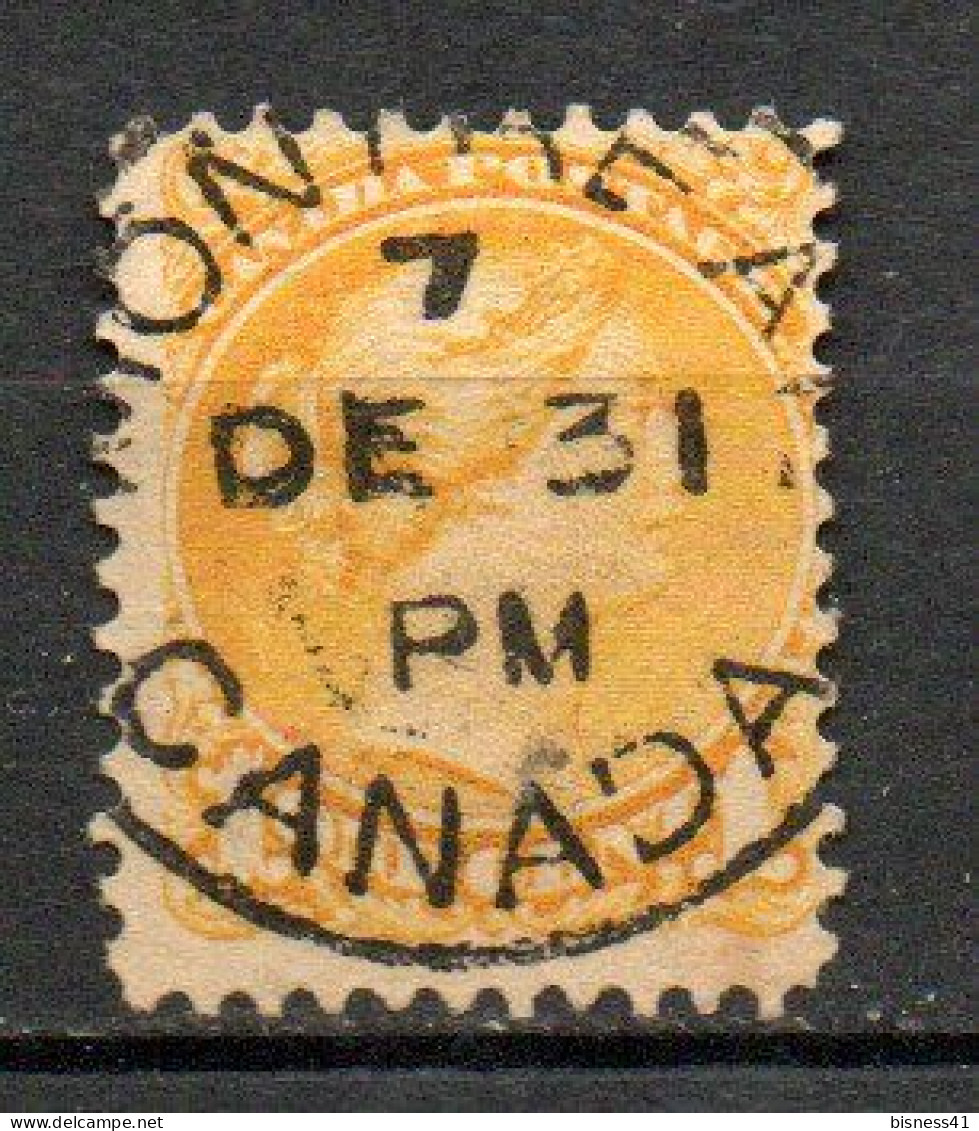 Col33 Canada  1868 N° 19 Oblitéré Cote : 100,00€ - Usati