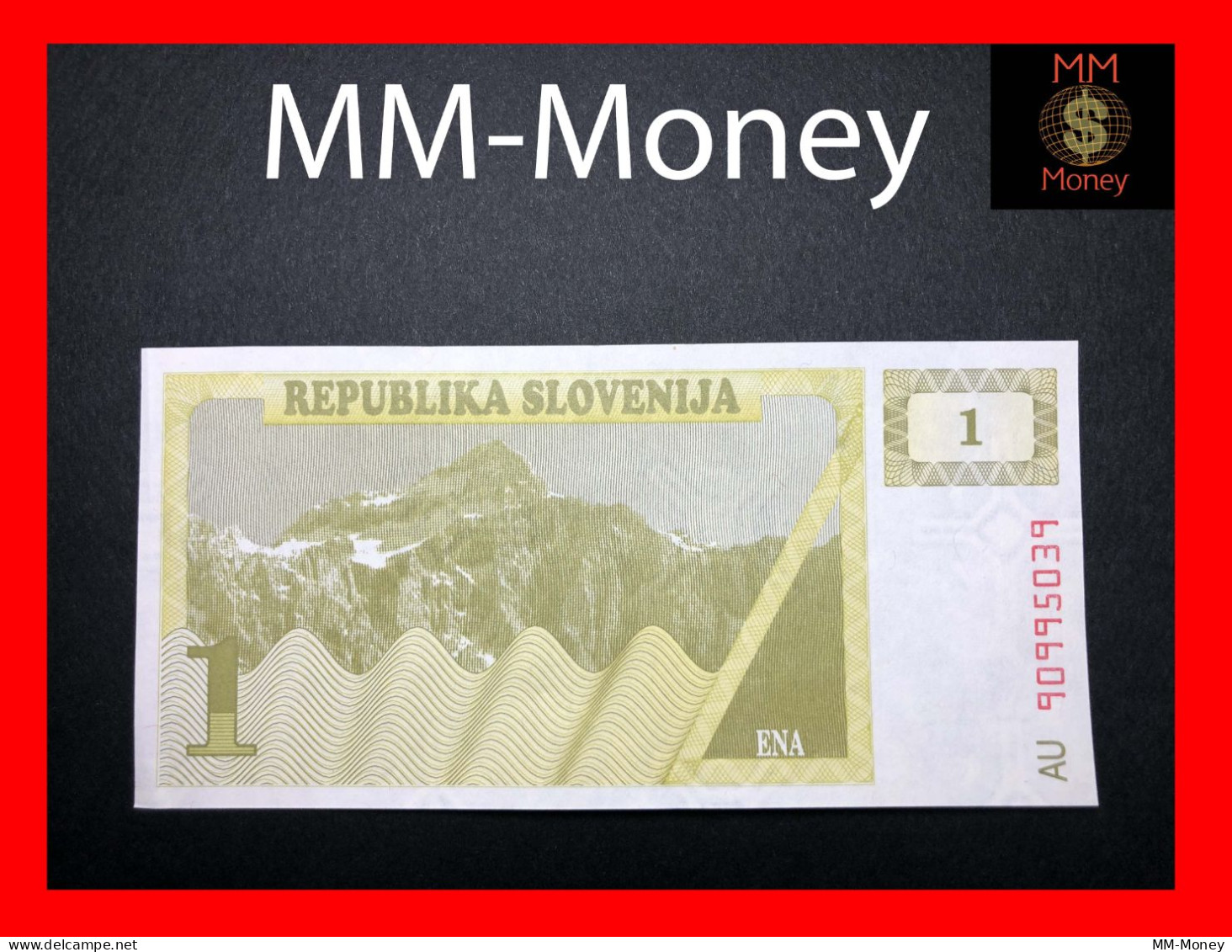 SLOVENIA 1 Tolar 1990  P. 1   AU \ UNC - Slovénie