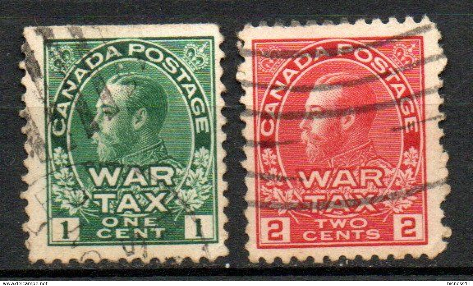 Col33 Canada  1915 N° 100 & 101  Oblitéré Cote : 1,80€ - Used Stamps