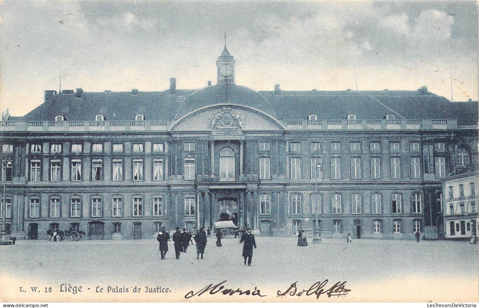 BELGIQUE - LIEGE - Le Palais De Justice - Carte Postale Ancienne - Luik